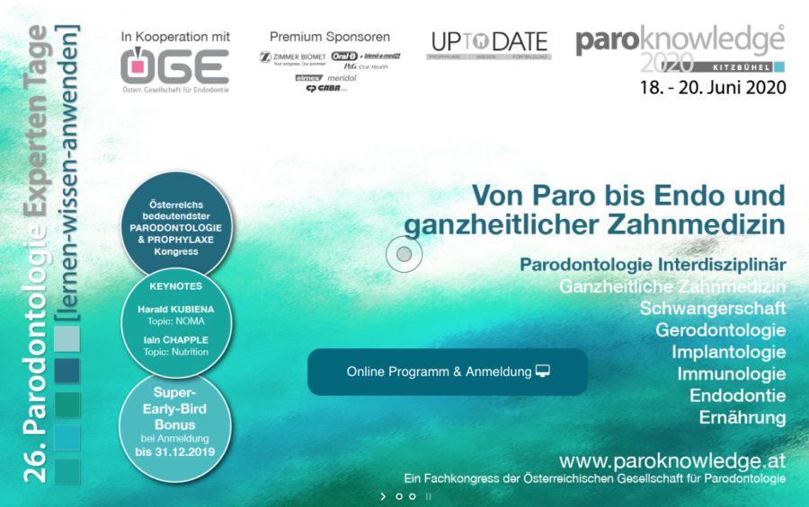 Super Early Bird Anmeldung – paroknowledge 2020