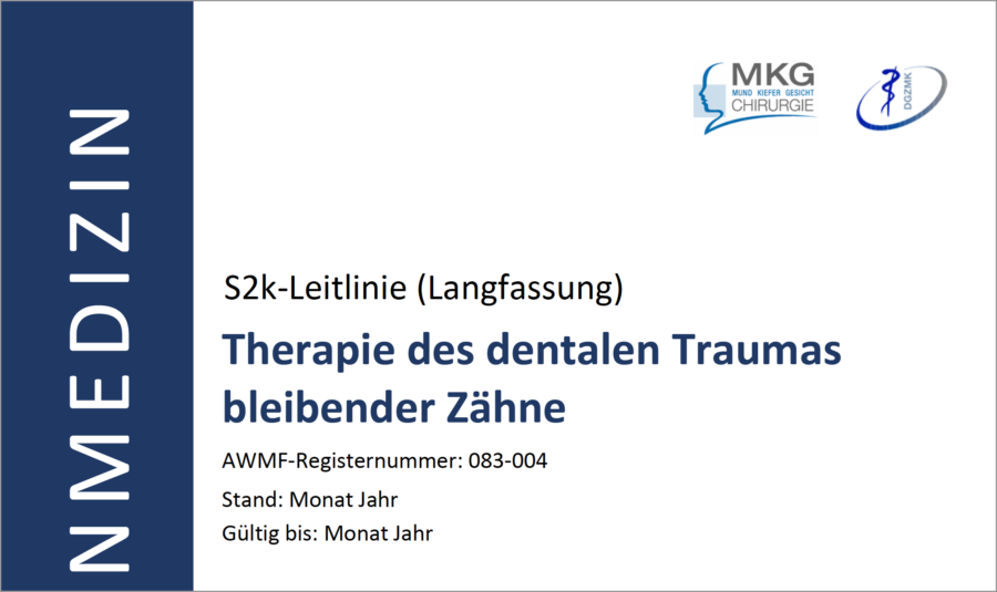 Dentales Trauma: neue S2k Leitlinien erschienen!