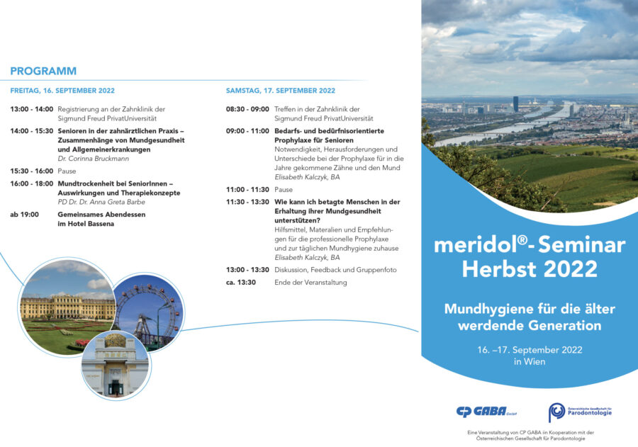 meridol Seminar – Mundhygiene für die älter werdende Generation