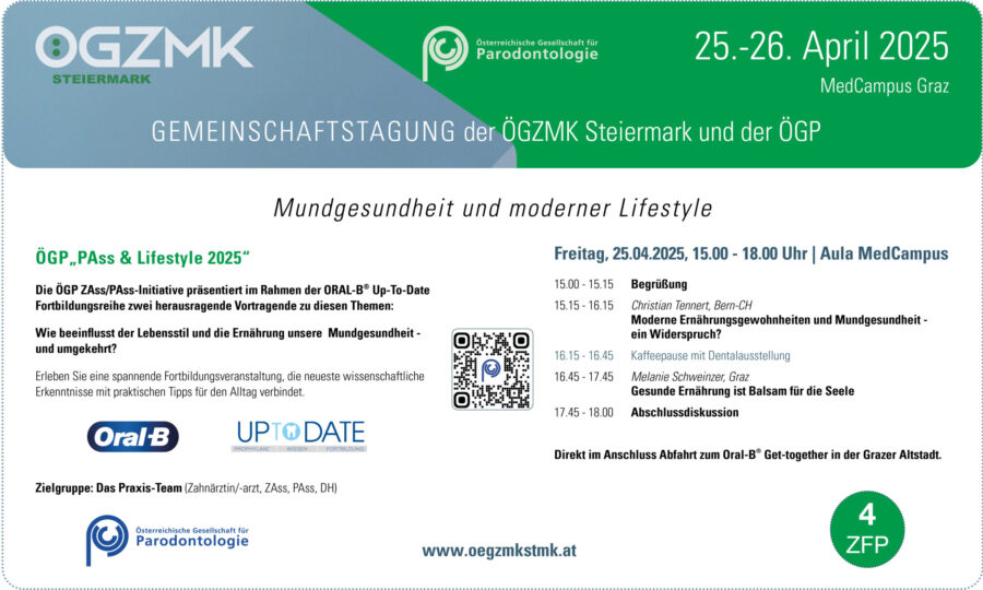 ÖGP “PAss & Lifestyle” | Oral-B Up-To-Date | Graz 25. April 2025