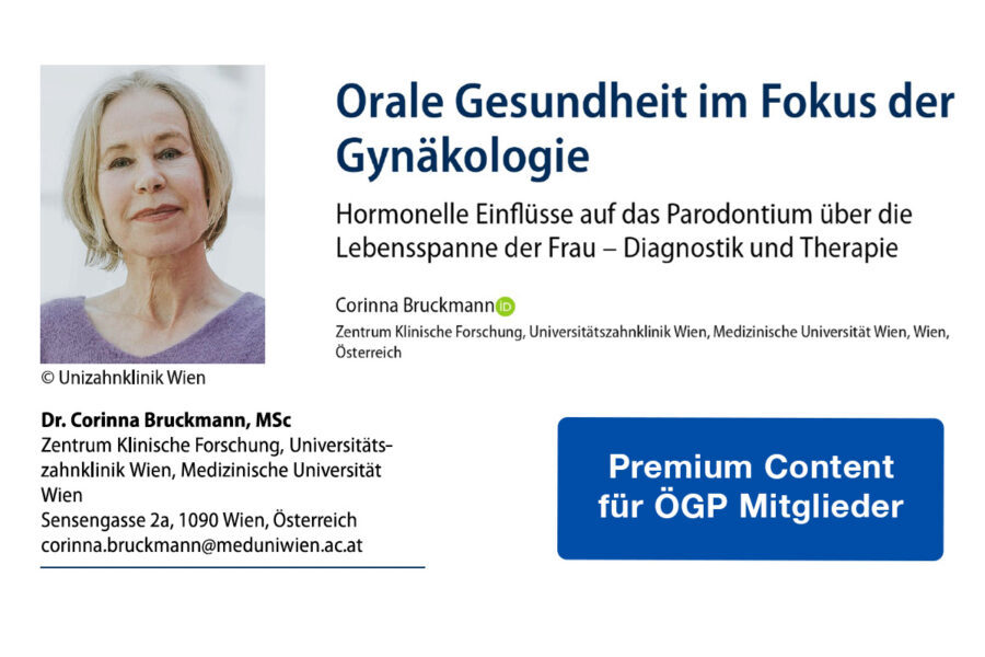 Neu im Mitglieder-Portal: Orale Gesundheit im Fokus der  Gynäkologie